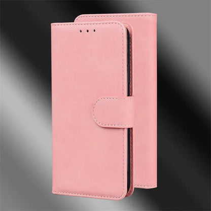 For Xiaomi Redmi 13 Case Solid Color Leather Flip Phone Case for Xaomi Redmi 13 Cover Redmi13 13C 5G Wallet Card Slots Etui