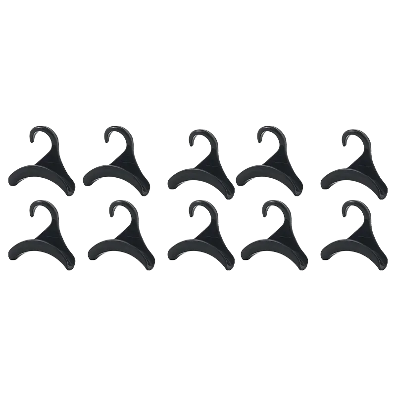 3-20pcs Widen Plastics Hanger Connection Hook Stackable Space Saving Storage Multifunctional Bag and Hat Hanging Rack