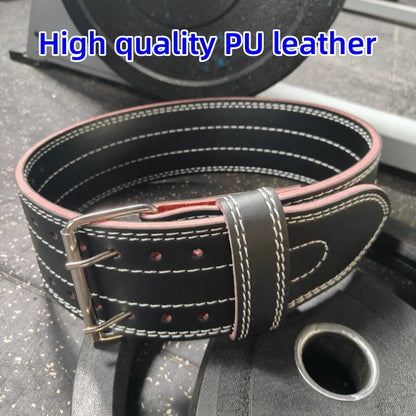 Fitness Weight Lifting Belt for Men & Women, Smooth PU Gym Belts,for Support Weight Belt for Powerlifting, Strength Training