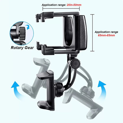 360  Foldable Navigation GPS Bracket Car Phone Holder Rearview Mirror Mount Adjustable Cell Phone Support Stable For Smartphone