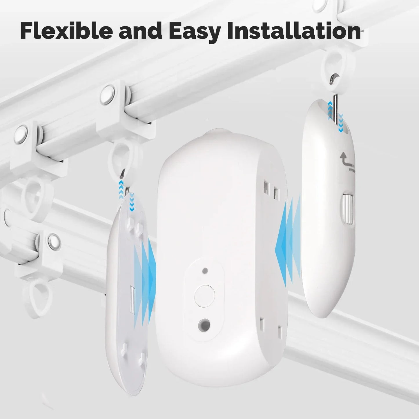 Tuya Zigbee/Bluetooth Track Curtain Robot Tuya Smart Rail Curtain Robot Smart Curtain Pusher Robot Support Siri Alexa Voice