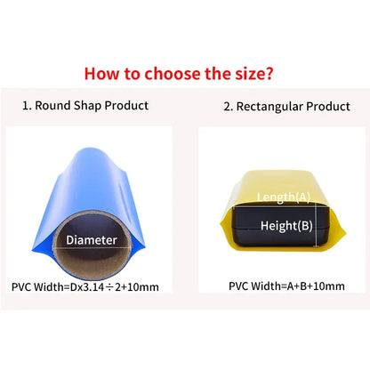 1/8/15M PVC Heat Shrink Tube 18650 Lipo Battery Pack 105mm ~ 300mm Insulated Protection Film Wrap Case Cable Sleeve Fruit Green