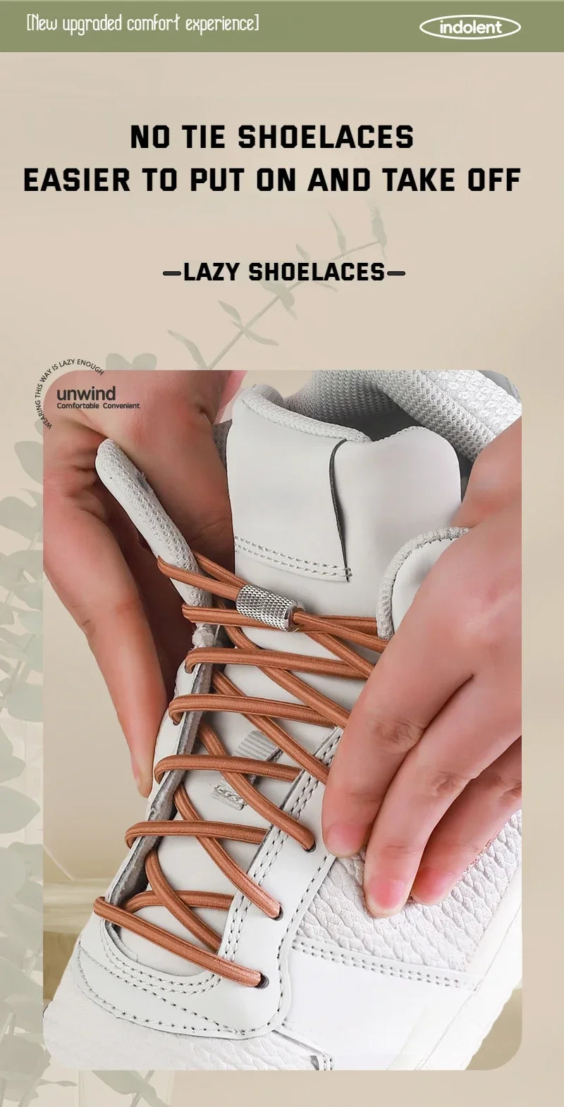 New Elastic Laces Sneakers Tennis Round Shoe laces Without ties Kids Adult Rubber Bands No Tie Shoelace Shoe Accessories