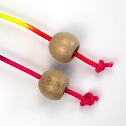Colorful 5m Rainbow Skipping Rope - Long Children Students Speed Skipping Rope -fit Jump Rope With Anti-Slip Handle