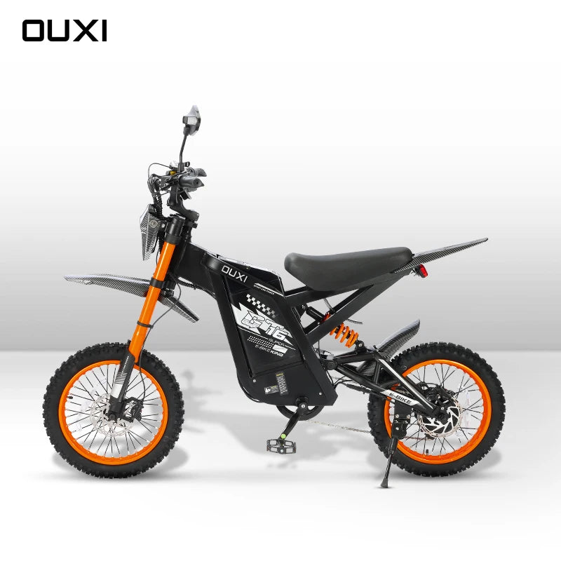 TcBR Warehouse OUXI Aluminum Alloy Electric Fat Tire Bicycle 750W Motor 20AH Battery 7 Speed Color LCD Adult Electric Bicycle GT