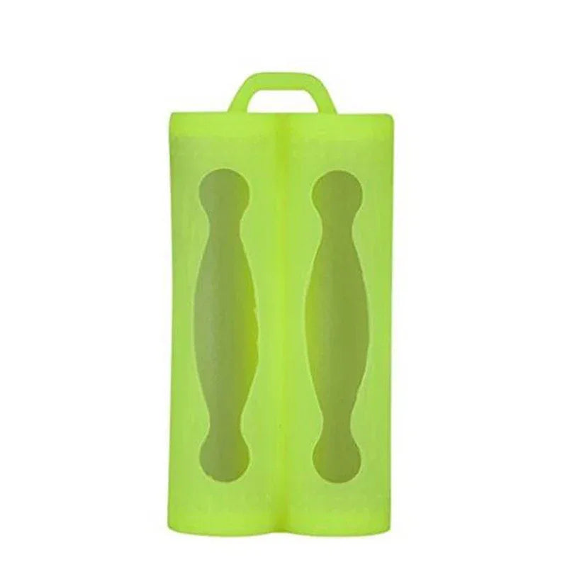 Double Battery Silicone Sleeve Cover Case For 18650 Battery Protective Bag Pouch Battery Storage Box Silicone Shockproof Case
