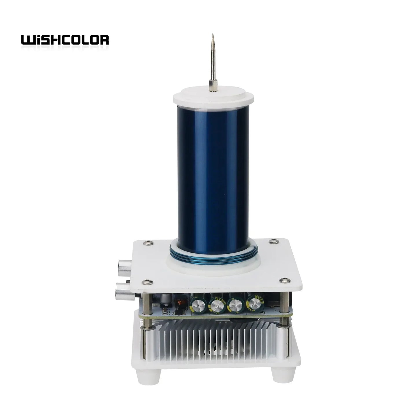Wishcolor YSKJ-36 Blue/Golden Double Class E Tesla Coil with 10cm Thin Arc Support Music Bluetooth Playback