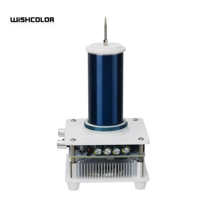 Wishcolor YSKJ-36 Blue/Golden Double Class E Tesla Coil with 10cm Thin Arc Support Music Bluetooth Playback