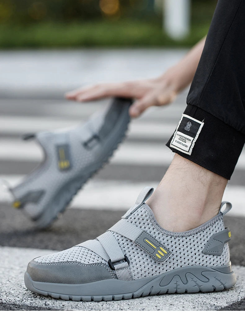 Breathable Summer safety shoes anti-puncture safety work sneakers plastic toe safety shoes 6kv insulated electrician work shoe