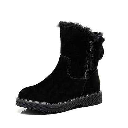 new women's shoes winter tide brand snow boots women  velvet thick warm short boots waterproof non-slip big cotton shoes
