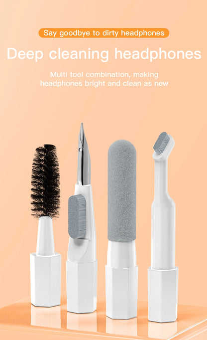 20 in 1 Cleaning Kit Computer Keyboard Cleaner Brush Earphones Cleaning Pen For Headset IPad Phone Cleaning Tools Keycap Puller