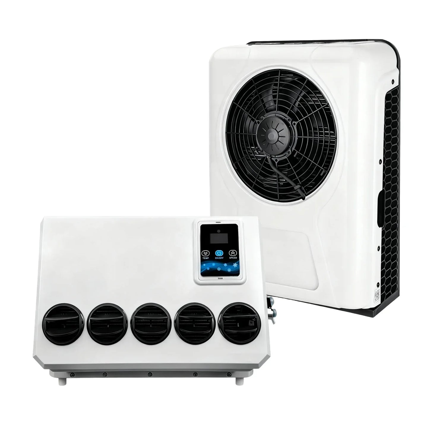 Treeligo Cooling Electric Car Split Air Conditioner 12V Parking Air Conditioning 24V For RV Truck Tractor Camper Van Motorhome