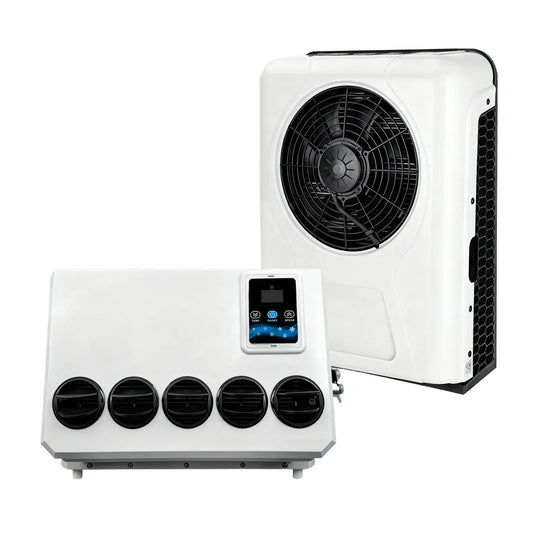 Treeligo Cooling Electric Car Split Air Conditioner 12V Parking Air Conditioning 24V For RV Truck Tractor Camper Van Motorhome by PDG ibma