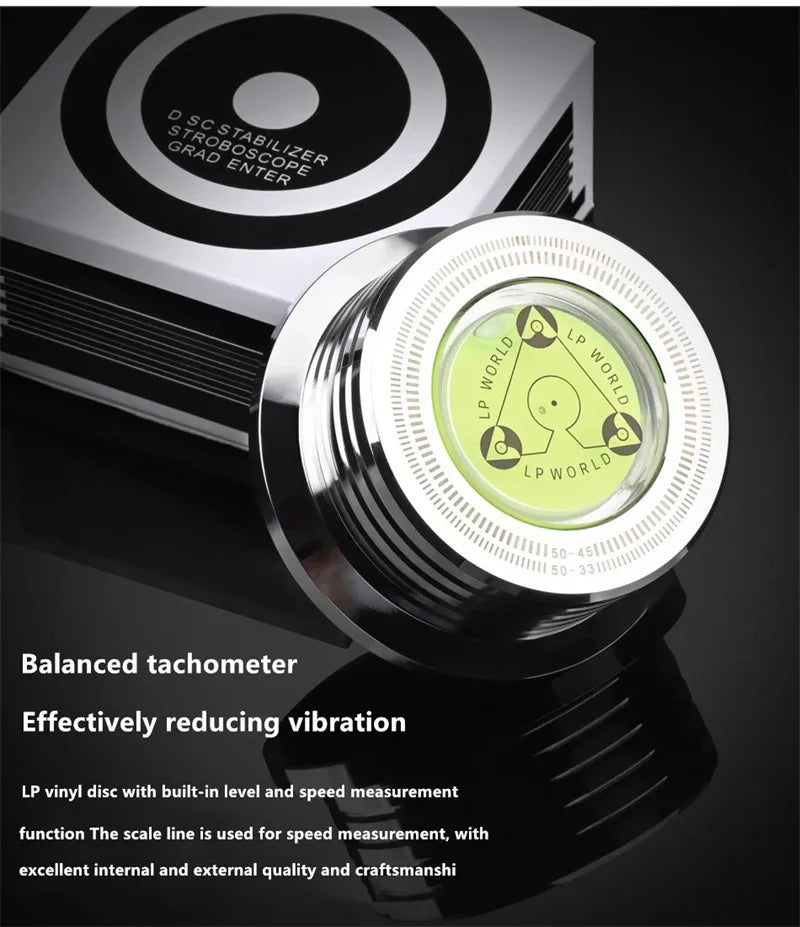 50Hz Alloy LP Vinyl Record Player Disc Turntable Stabilizer Level Aluminum Weight Clamp Music Player Consumer Electronics