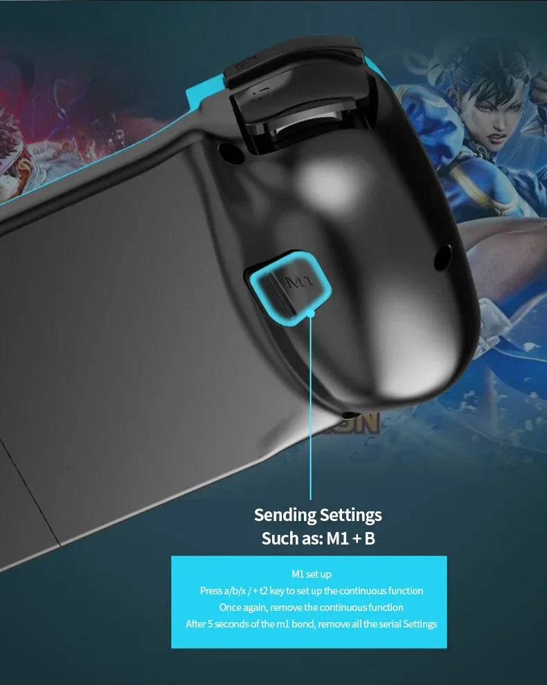 D3 Wireless Bluetooth Stretchable Gamepad For Mobile Phone Android IOS Devices Retractable Joystick for PC Video Game Controller