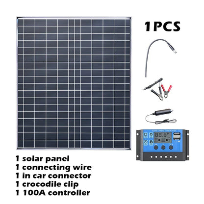 1000W Solar Kit 12V Easy Setup 1000W Solar Kit | Plug&Play 12V Power 2×500W Panels | No Wiring Hassle for Beginners for Home/RV