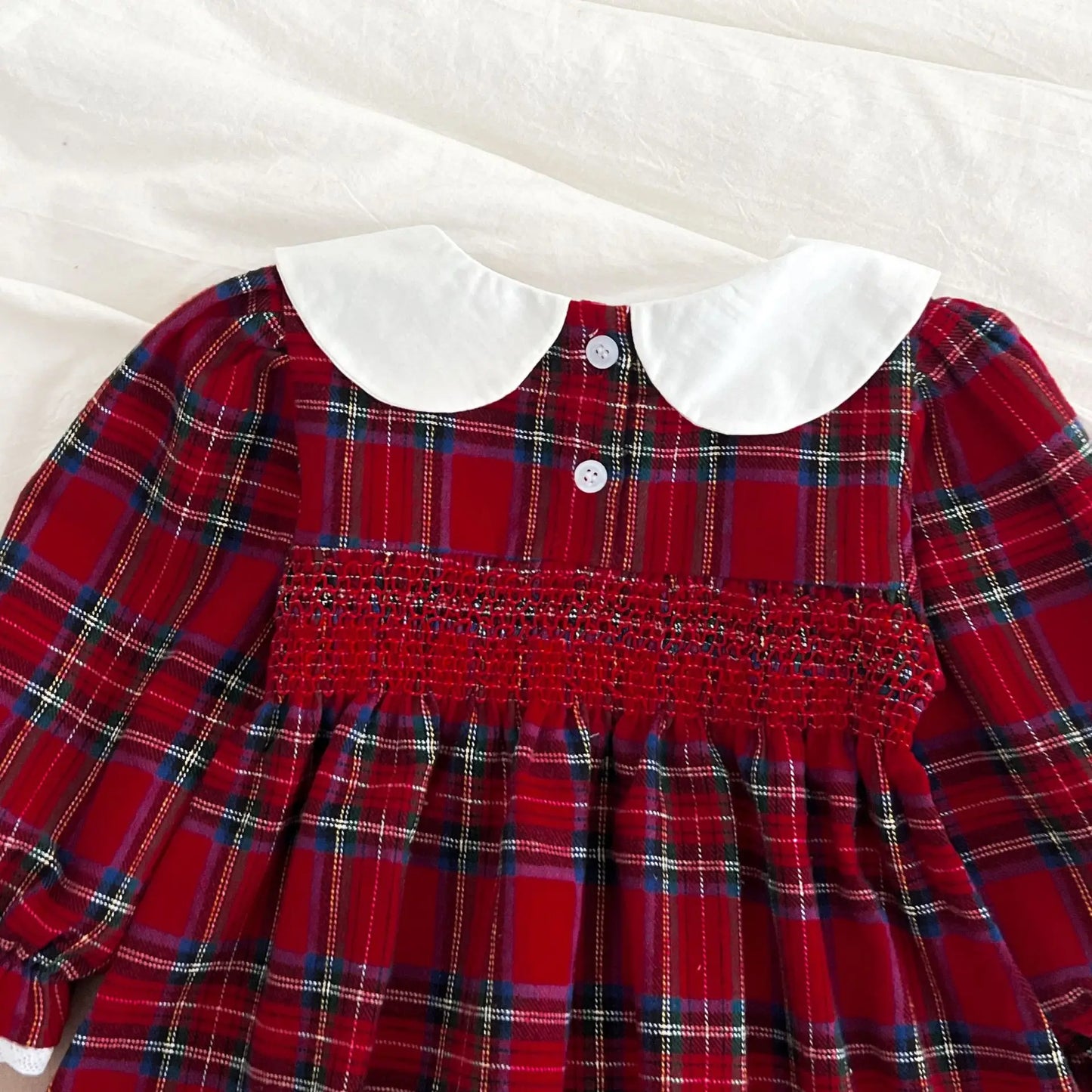 New Year's Party Clothes ﻿Christmas Toddler Kids Baby Girls Clothes Sister Matching Xmas Bodysuit Dress Outfits Red Plaids Sets
