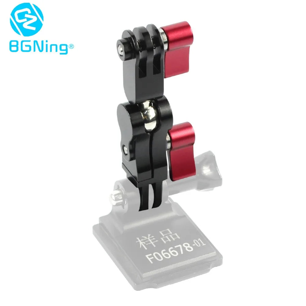 Universal Aluminum Arm Adapter Mount Bracket Connector W/ Knob 1/4'' Inch Screw for GoPro for OSMO Action YI Sports DSLR Cameras