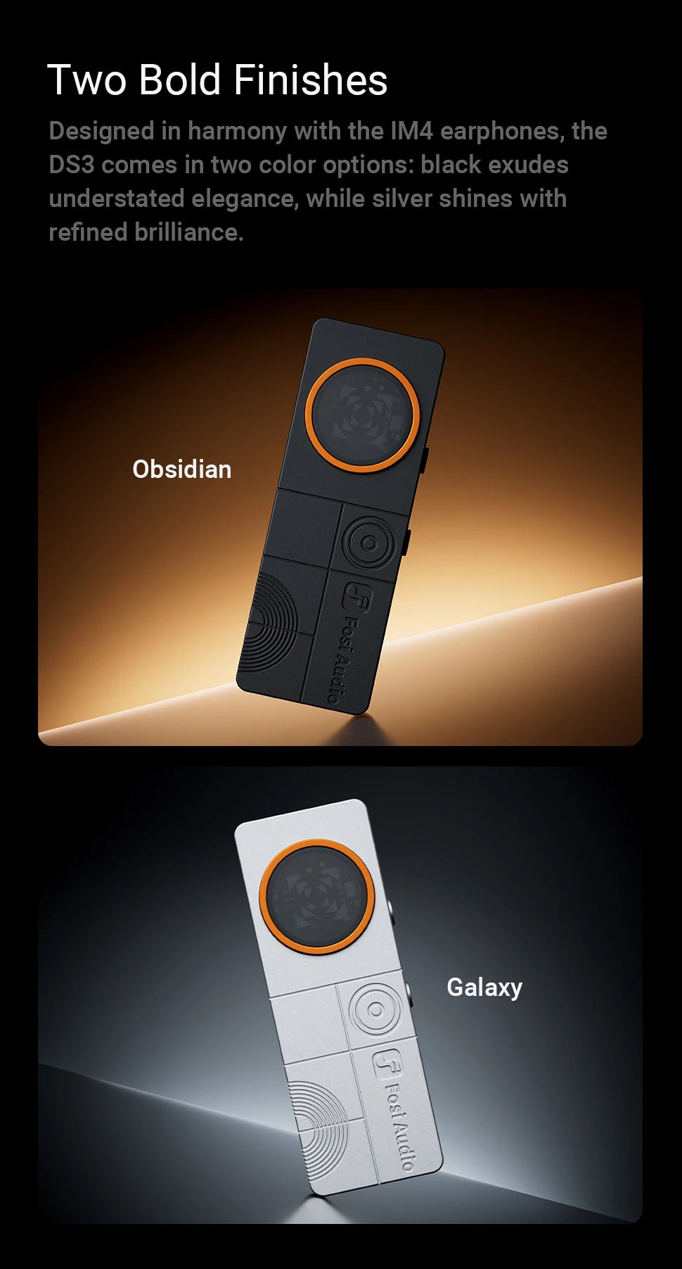 Fosi Audio DS3 DAC Amp Portable HIFI Headphone Amplifer  XMOS XU316 DSD512   dongle dac 4.4mm Balanced/3.5mm Jack