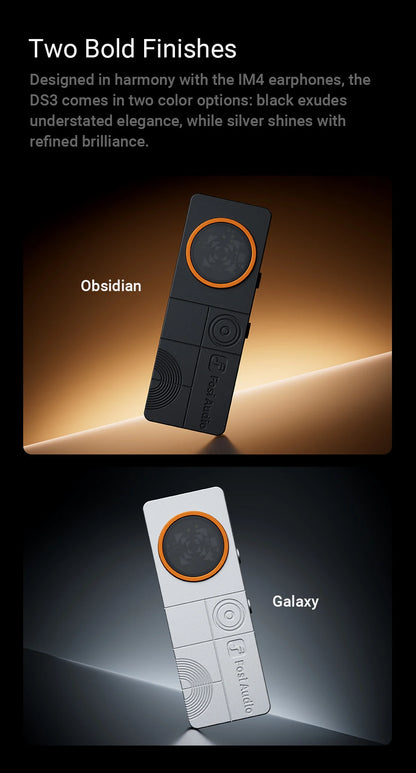 Fosi Audio DS3 DAC Amp Portable HIFI Headphone Amplifer  XMOS XU316 DSD512   dongle dac 4.4mm Balanced/3.5mm Jack