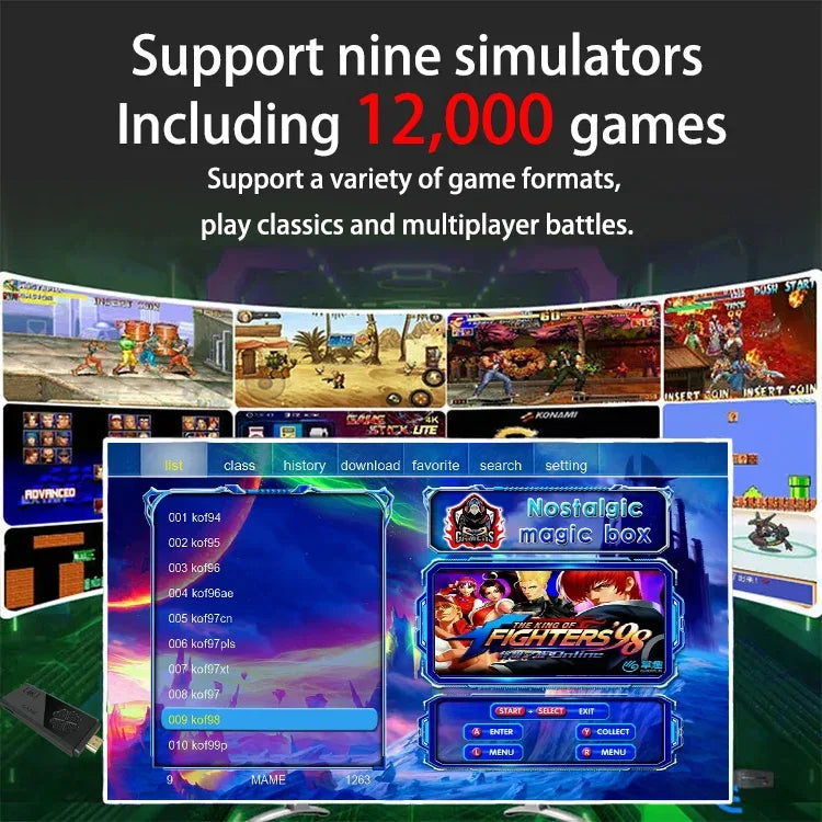 TV Stick M8II Video games devices DDR3 CPU-RK3032 Support expand 32GB 20000+ Games Wireless Controller Switch TV Stick