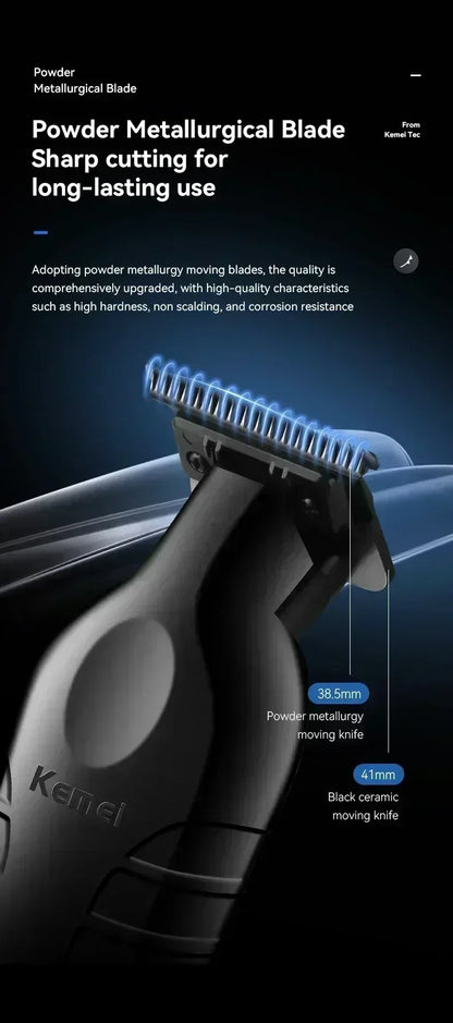 Kemei KM-2296 KM-2299 KM-T95 Professional Hair Clipper Kit or Blade Shaver Male Hair Cutting Machine Men’s Trimmer Machine
