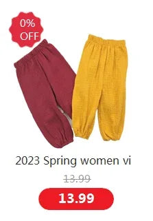 2024 Spring Women' Fashion comfortable cotton linen pants Plus size Women pleated Autumn pants with pockets 5XL 6XL pantalones