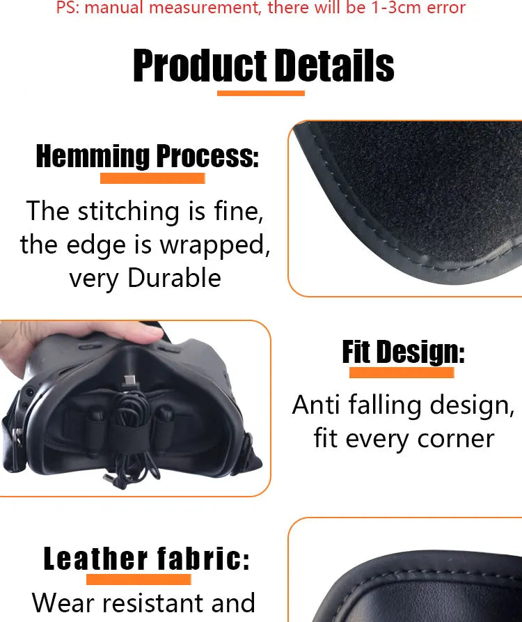 For DJI FPV/Avata Drone V2 Flight Glasses 3 in 1 Dustproof Mat Shading Protective Cover SD Card Antenna Storage Pad Accessories