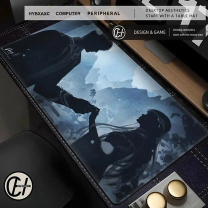 Xavier Love And Deepspace Game Mousepad Large Gaming Mouse Pad LockEdge Thickened Computer Keyboard Table Desk Mat