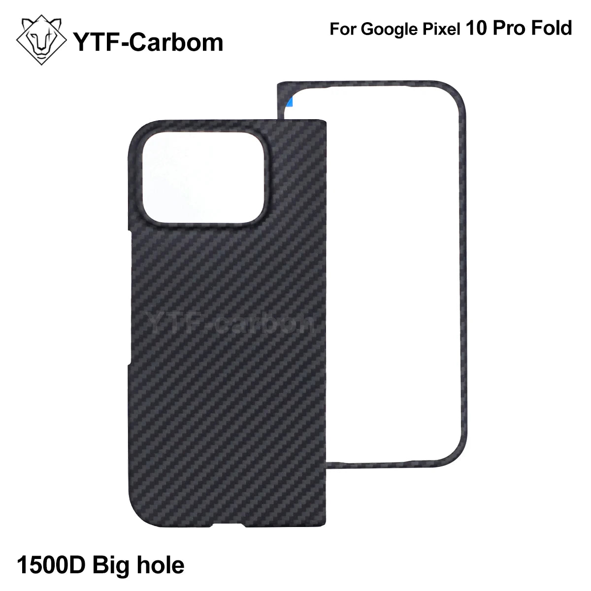 YTF-Carbon new style for Google Pixel 10 Pro fold Kevlar carbon fiber hinge protection cover ultrathin 10 Pro fold phone case