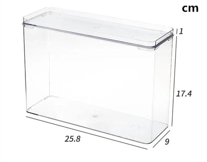 Ins Transparent Phone Case Organizer Storage Box with Cover Home Desktop Acrylic Sundries Storage Basket Phone Case Holder