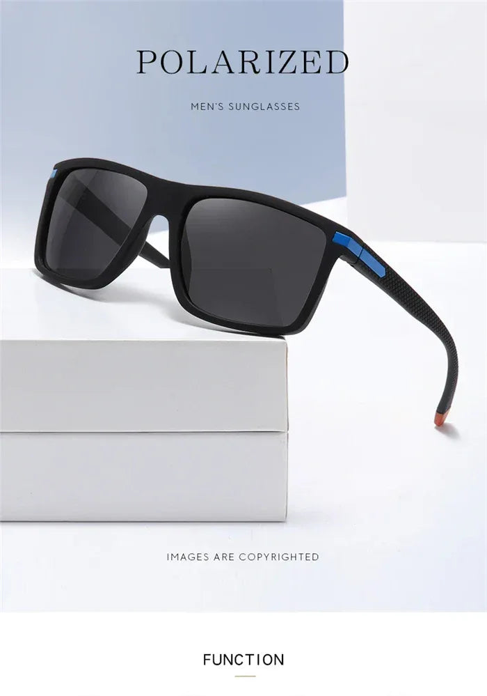 Outdoor Sport Square Nearsighted Sunglasses With Diopters Driving Anti-Glare Prescription Sun Glasses For Men 0 -0.5 -0.75 To -6