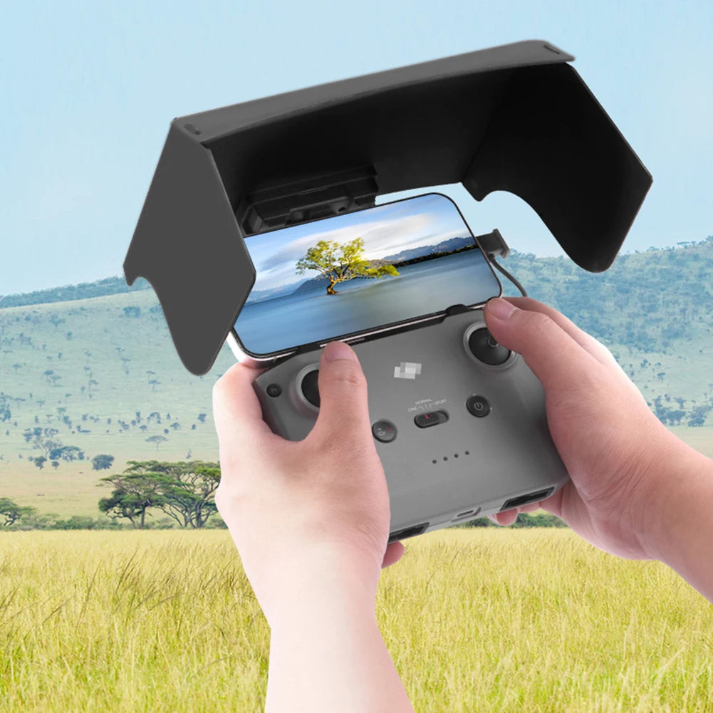 For DJI Mavic 3/Mini 2/Air 2/Air 2S/Mini 3 Pro RC-N1 Remote Controller Hood Sun Shade Mobile Phone Monitor Light Cover Drone
