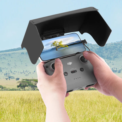 For DJI Mavic 3/Mini 2/Air 2/Air 2S/Mini 3 Pro RC-N1 Remote Controller Hood Sun Shade Mobile Phone Monitor Light Cover Drone