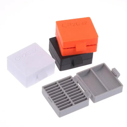 Wholesale 20-Hole CR2032 Battery Box Coin Cell Battery Storage Case Small Battery Organizer Portable Batteries Protective Holder