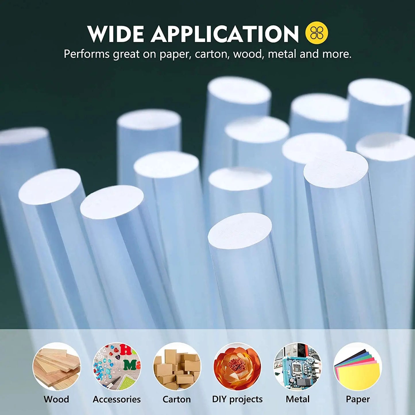 500g Hot Melt Glue Stick With a Diameter Of 7mm 11mm And a Length Of 10cm 15cm Clear Adhesive Glue Sticks for DIY Sealing Repair