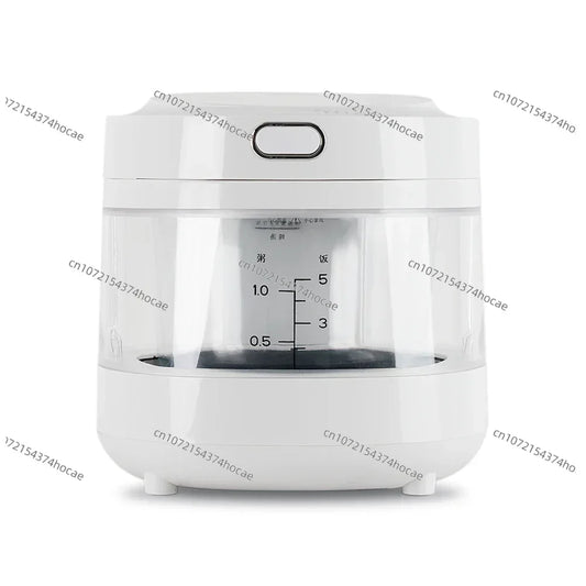 Home Appliance 3L 600w Smart Multicooker Food Cooke Uncoated Electric Glass Rice Cooker with Time Preset Func