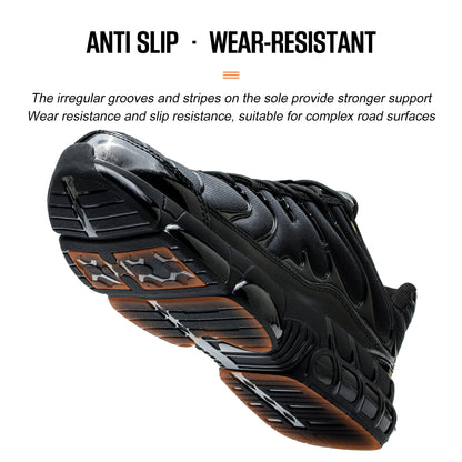High Quality Steel Toe Safety Shoes Men Work Sneakers Indestructible Shoes Puncture-Proof Protective Shoes Male Work Footwear