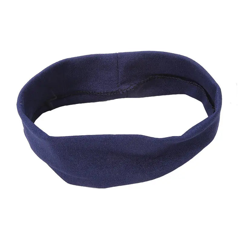 7Pcs Solid Color High Elasticity Headbands Yoga Exercise Headband Hair Accessories Sweat Absorbing Wide Edge Headband