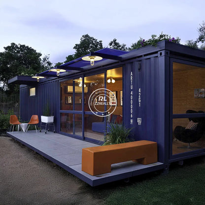 NEW Folding Container Home Luxury Portable Office 20Ft Prefab Container House Restaurant  for Temporary Site Offices