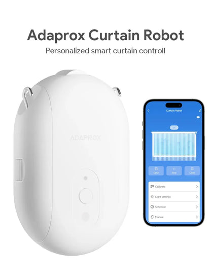 Tuya Zigbee/Bluetooth Track Curtain Robot Tuya Smart Rail Curtain Robot Smart Curtain Pusher Robot Support Siri Alexa Voice