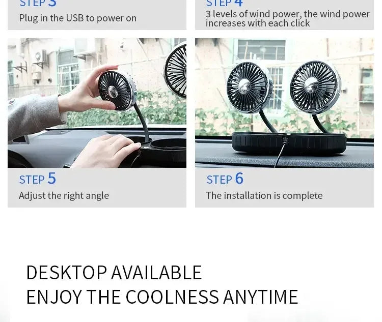 Grande ventilador do carro elétrico, resfriamento do caminhão, ar condicionado, saída de ar, ventilador pequeno
