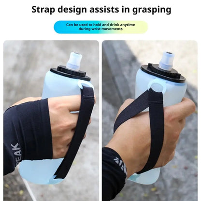 Foldable Outdoor Sports Water Bottle Outdoor Cycling Sport Food Grade Water Bottle Silicone Mountaineering Portable Water Bottle