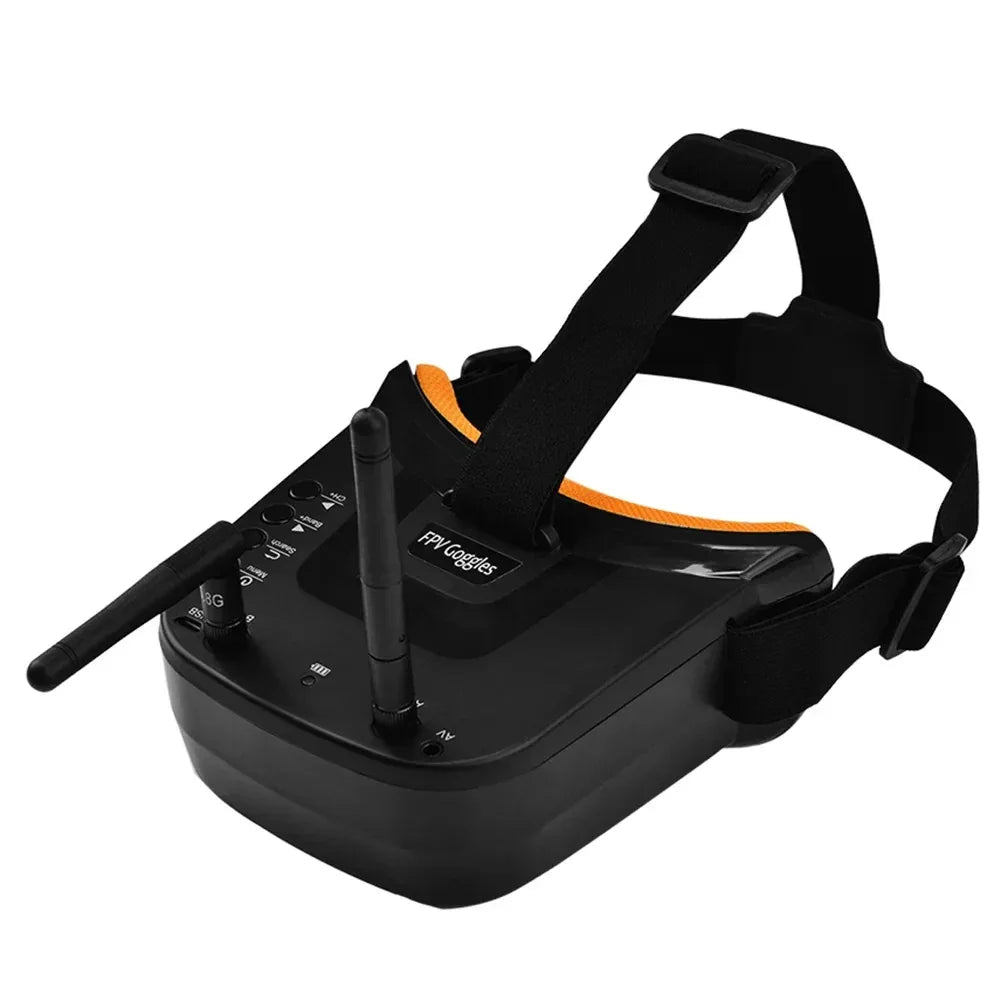 5.8G 40CH Dual Antennas FPV Goggles Monitor Video Glasses Headset HD W/ 5.8G 25mW transmitter fpv camera + Osd for Racing Drone