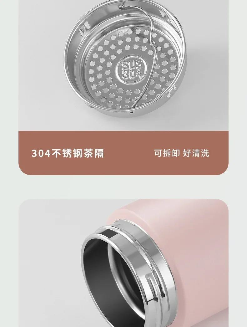 300ML Mini Insulated Cup 316 Stainless Steel Women's Small Portable Water Bottle Water Cup Women's Small Pocket Cup