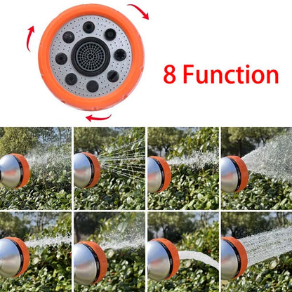 8 Function Foam Lance Water Gun High Pressure Nozzle Jet Garden Car Water Washer Sprayer With Foam Pot Cleaning Car Wash Tool