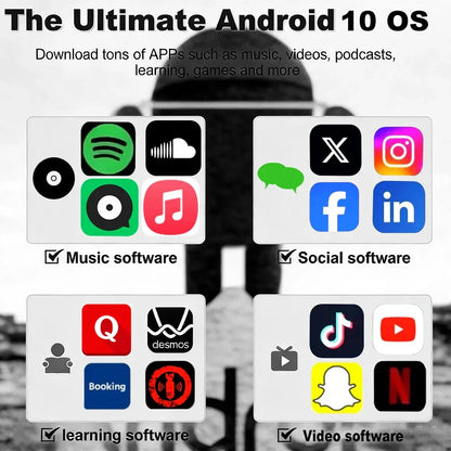 Famue PA03 Android Bluetooth MP3/MP4 Player Lossless Audio| 2.8" Screen | 80GB | WiFi | YouTube/Twitter/Spotify Download SQ HIFI