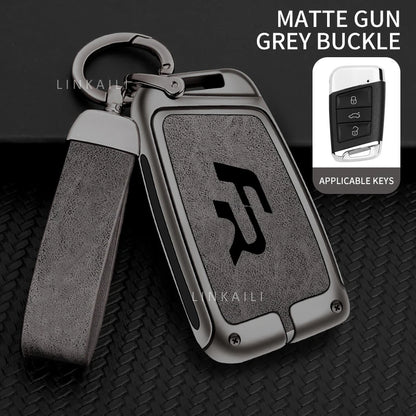 Suitable for Seat Ateca Leon FR 2 Ibiza Zinc Alloy Car Key Cover High-end Leather Car Key Case Auto Accessories