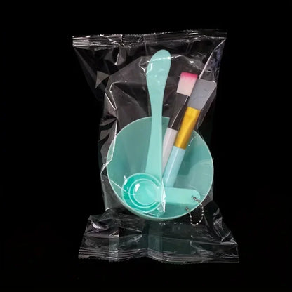 7pcs Face Mask Mixing Bowl Set, DIY Facemask Mixing Tool Kit, Facial Mask Bowl Stick Spatula Silicone Soft Face Brushes Spoons