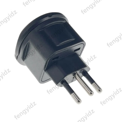 Universal Brazil Plug Adapter 3 Pin EU Euro AU US UK To Brazil Travel Adapter Electric Power Cord Charger Socket Outlet